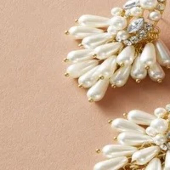 2/$24 Glam Streetwear Shiny Geometric Imitation Pearl & Rhinestone Dangle Drop - Picture 8 of 10